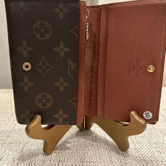 Vintage Louis Vuitton Monogram Porte Monnaie Billets Tresor Wallet - Picture 2 of 5